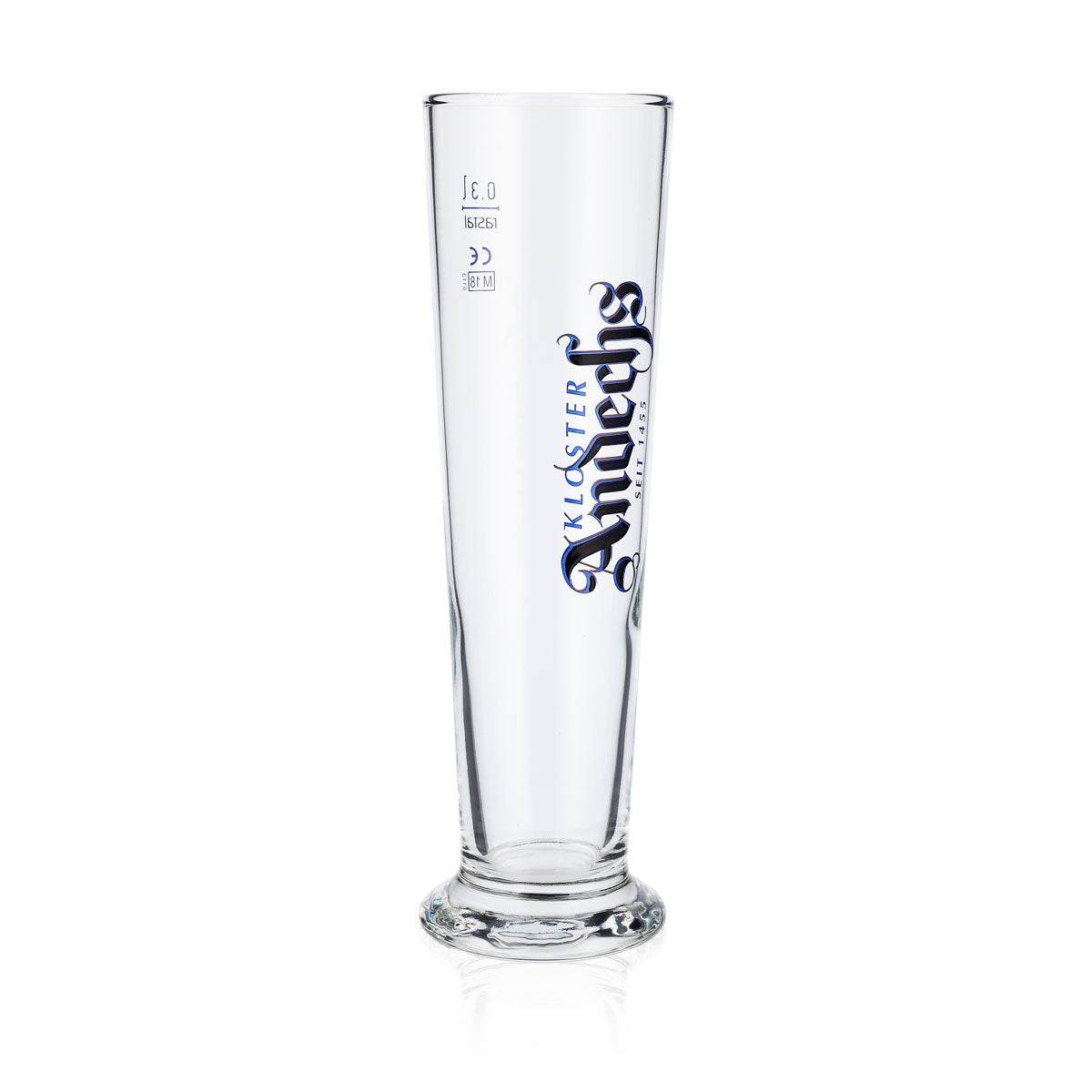 6 bicchieri da birra Andechs da 0,3 l Bicchieri da birra Bicchiere a calice Logo verticale – Vista 3