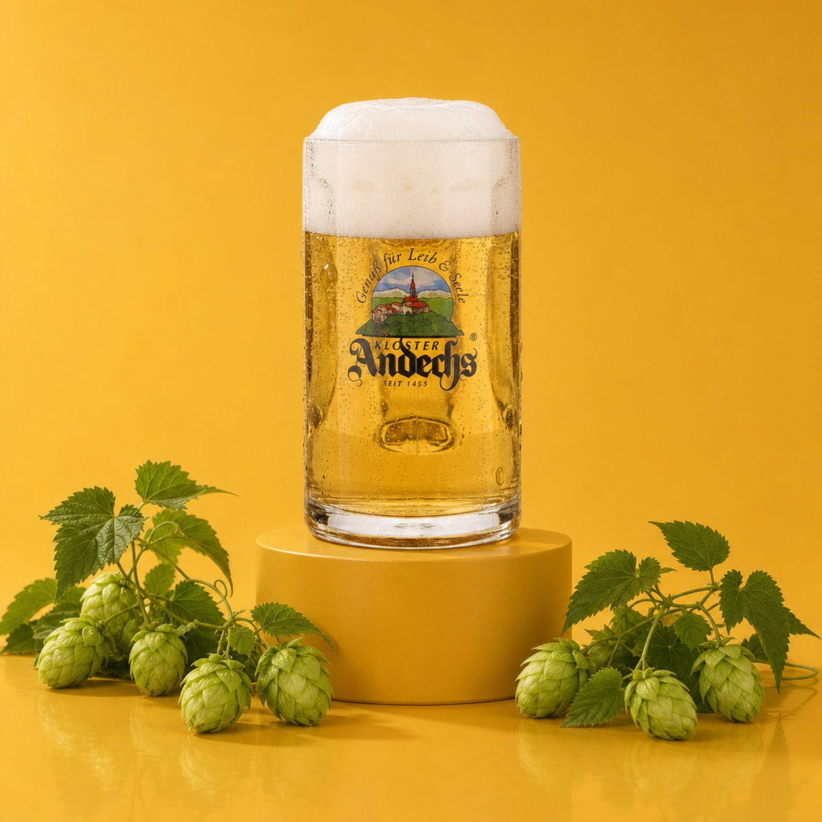 6x Andechs Bicchiere da birra 0,5 l Set di boccali Seidel Birrificio monasteriale Gastronomia