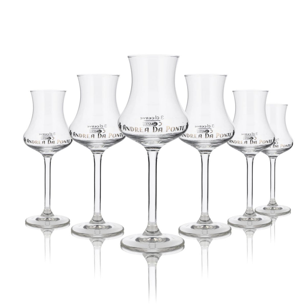 6x Andrea da Ponte Bicchiere 0,13 l Bicchiere da degustazione Bicchierino da grappa Bicchiere da grappa Calice