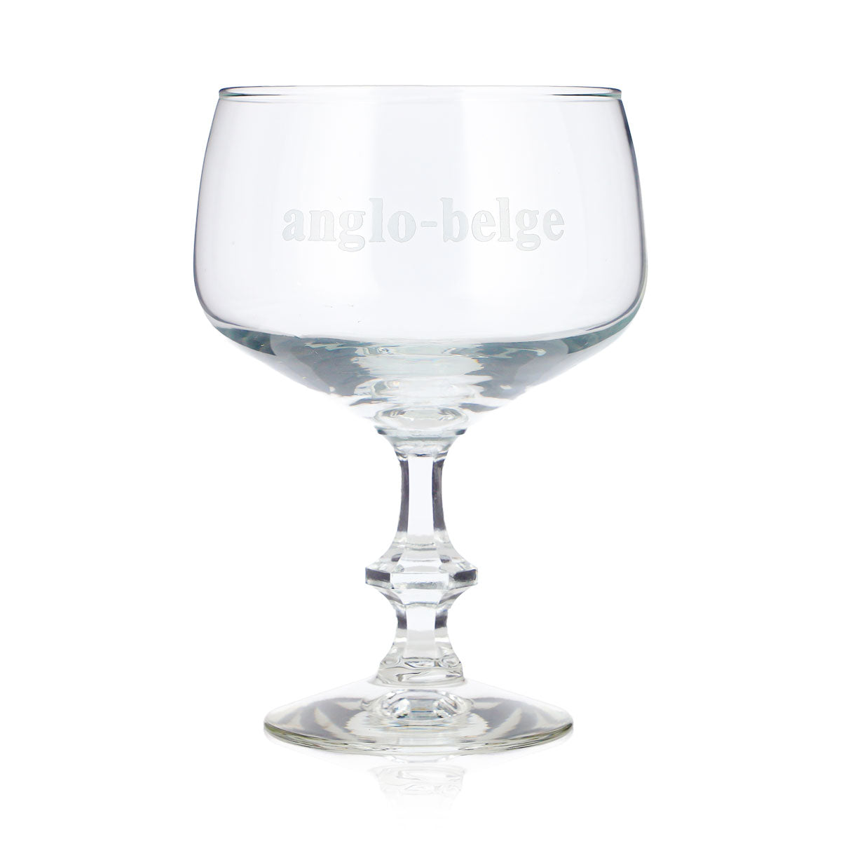 6 bicchieri da birra Anglo-Belge da 0,36 l, modello a palloncino, con scritta bianca “Gin” (set da 6) – Vista 3