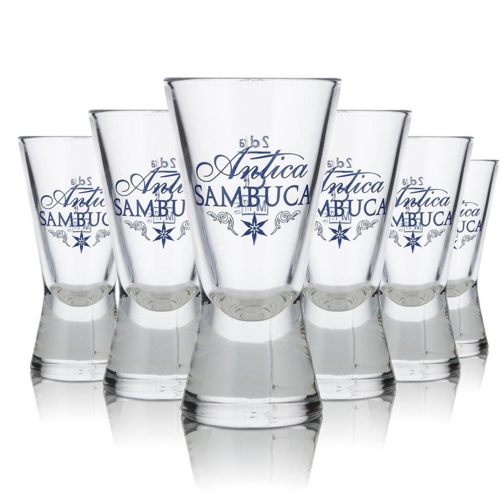 6 bicchierini Antica Sambuca 2 cl Set di bicchierini da liquore