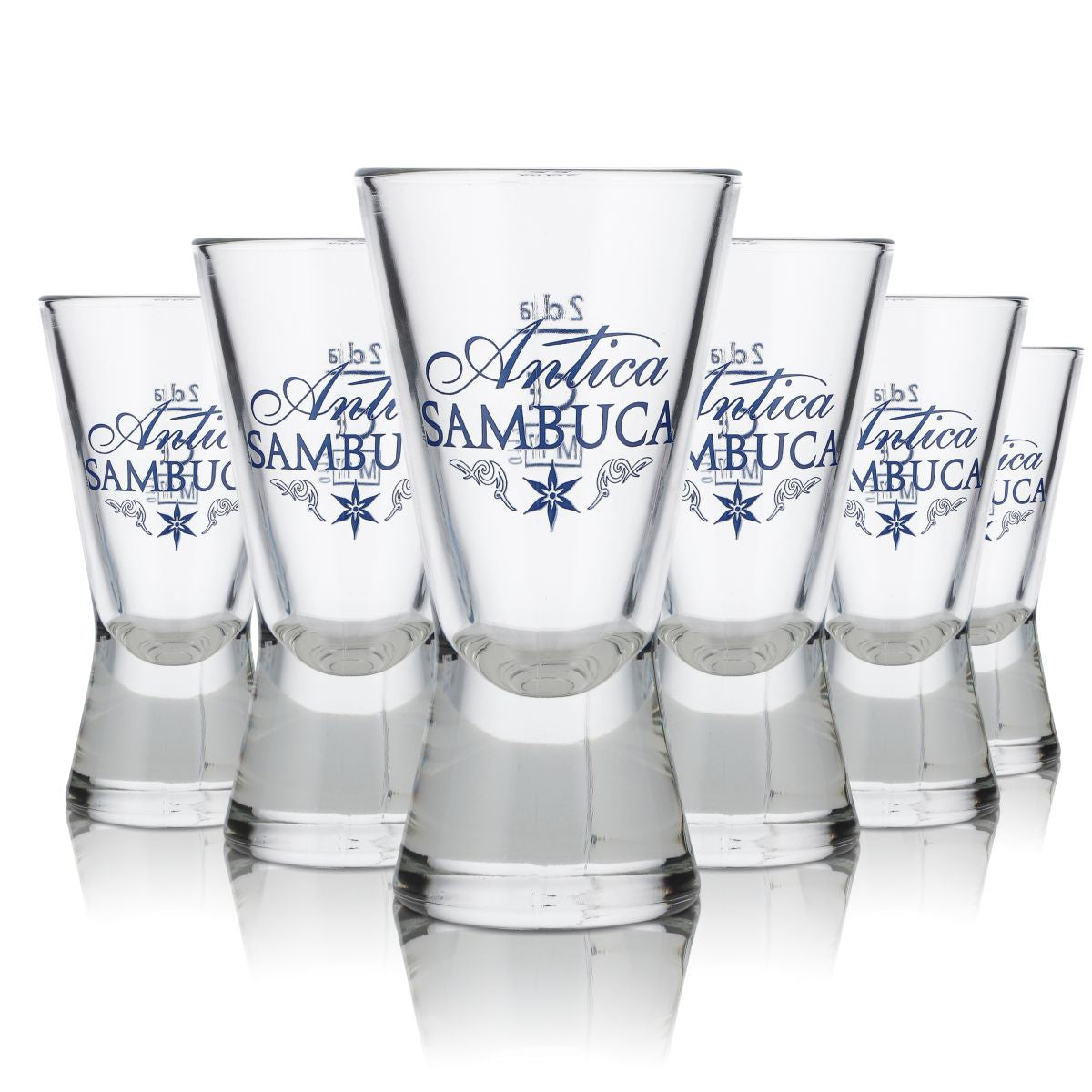6 bicchierini Antica Sambuca 2 cl Set di bicchierini da liquore