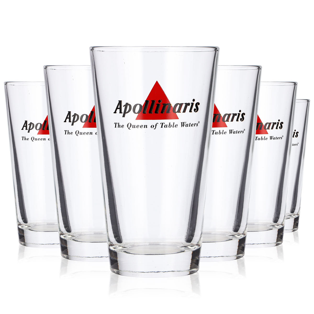 6 bicchieri da 0,3 l per l'acqua Apollinaris