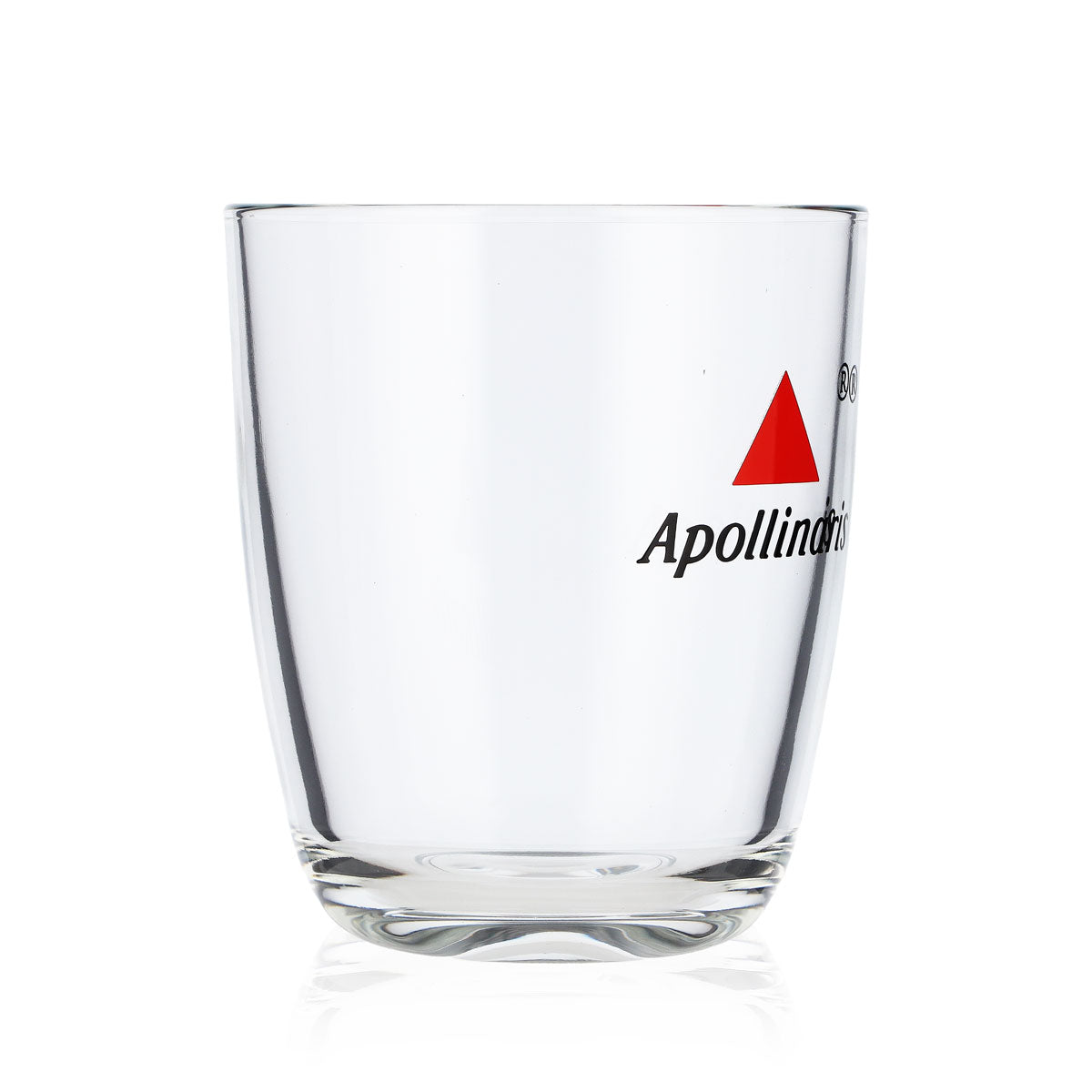6 bicchieri da acqua Apollinaris in vetro 0,3 l Tumbler Bicchiere di design Logo al centro – Vista 3
