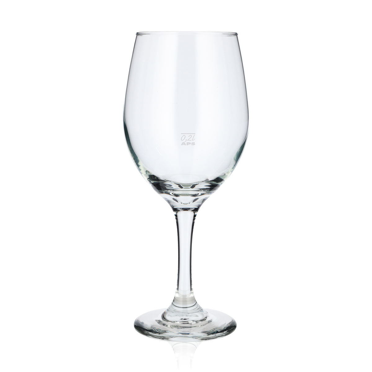 6 bicchieri in vetro APS da 0,2 l: bicchiere da vino rosso, bicchiere da vino bianco, calice da vino (set da 6) – Vista 2