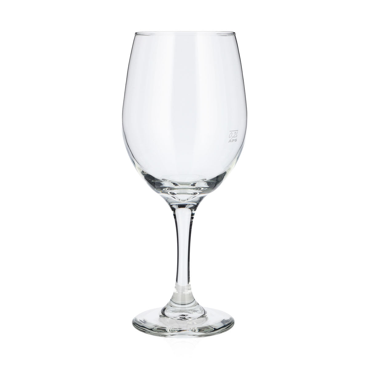 6 bicchieri in vetro APS da 0,2 l: bicchiere da vino rosso, bicchiere da vino bianco, calice da vino (set da 6) – Vista 3