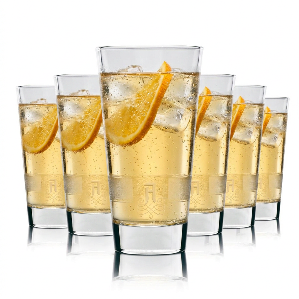 6 bicchieri Asbach 0,2 l bicchieri da cocktail Longdrink Cola Cognac Uralt Gastro