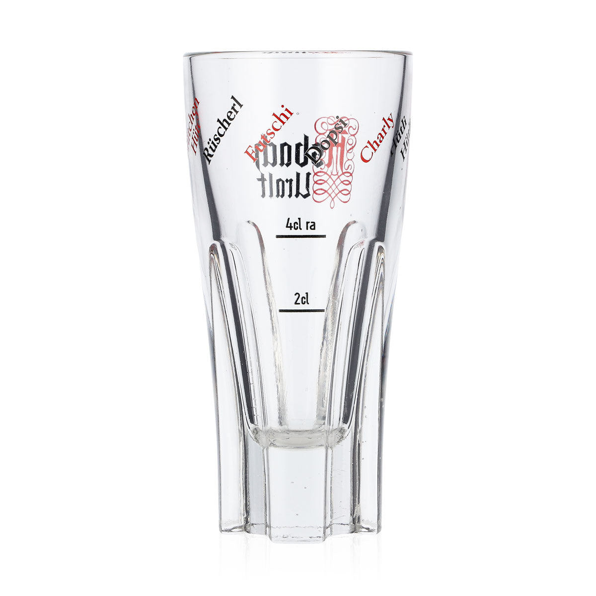 6 bicchieri da brandy Asbach 2 cl/4 cl con logo Stamper Uralt  "Hütchen Rüscher" Rastal – Vista 4