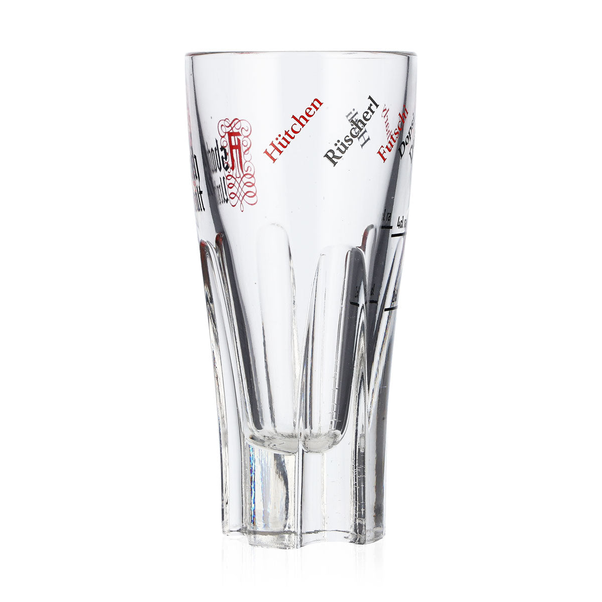 6 bicchieri da brandy Asbach 2 cl/4 cl con logo Stamper Uralt  "Hütchen Rüscher" Rastal – Vista 5