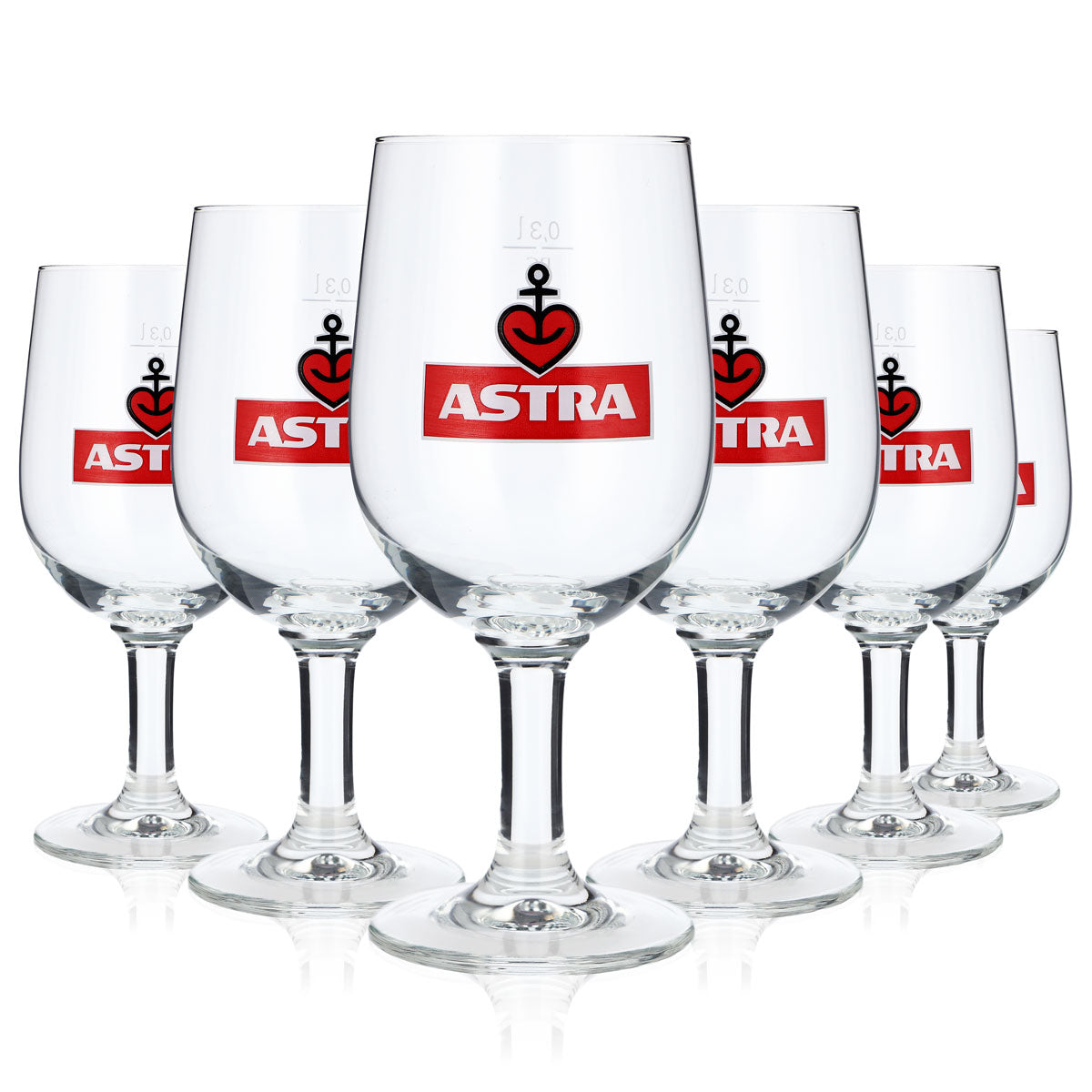 6 bicchieri da birra Astra Bicchieri da birra Bicchieri a calice Bicchiere a tulipano 0,3 l alto Tulipani RC – Vista 5