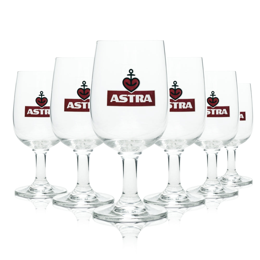 6 bicchieri da birra Astra 0,2 l Ritzenhoff Tulipano Birrificio Kiez St Pauli Bar