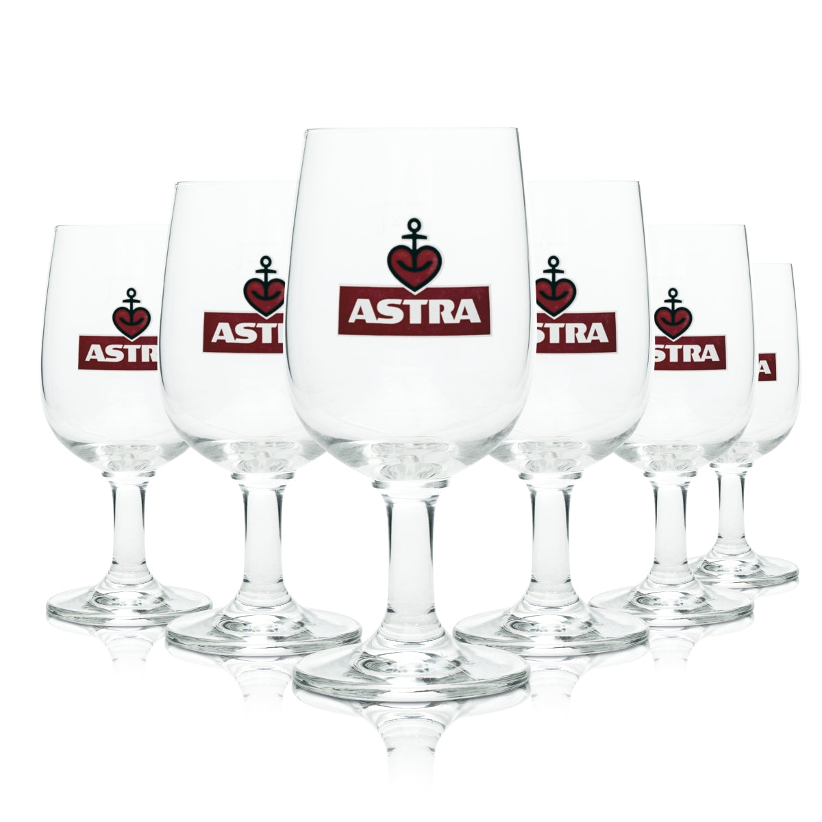 6 bicchieri da birra Astra 0,2 l Ritzenhoff Tulipano Birrificio Kiez St Pauli Bar