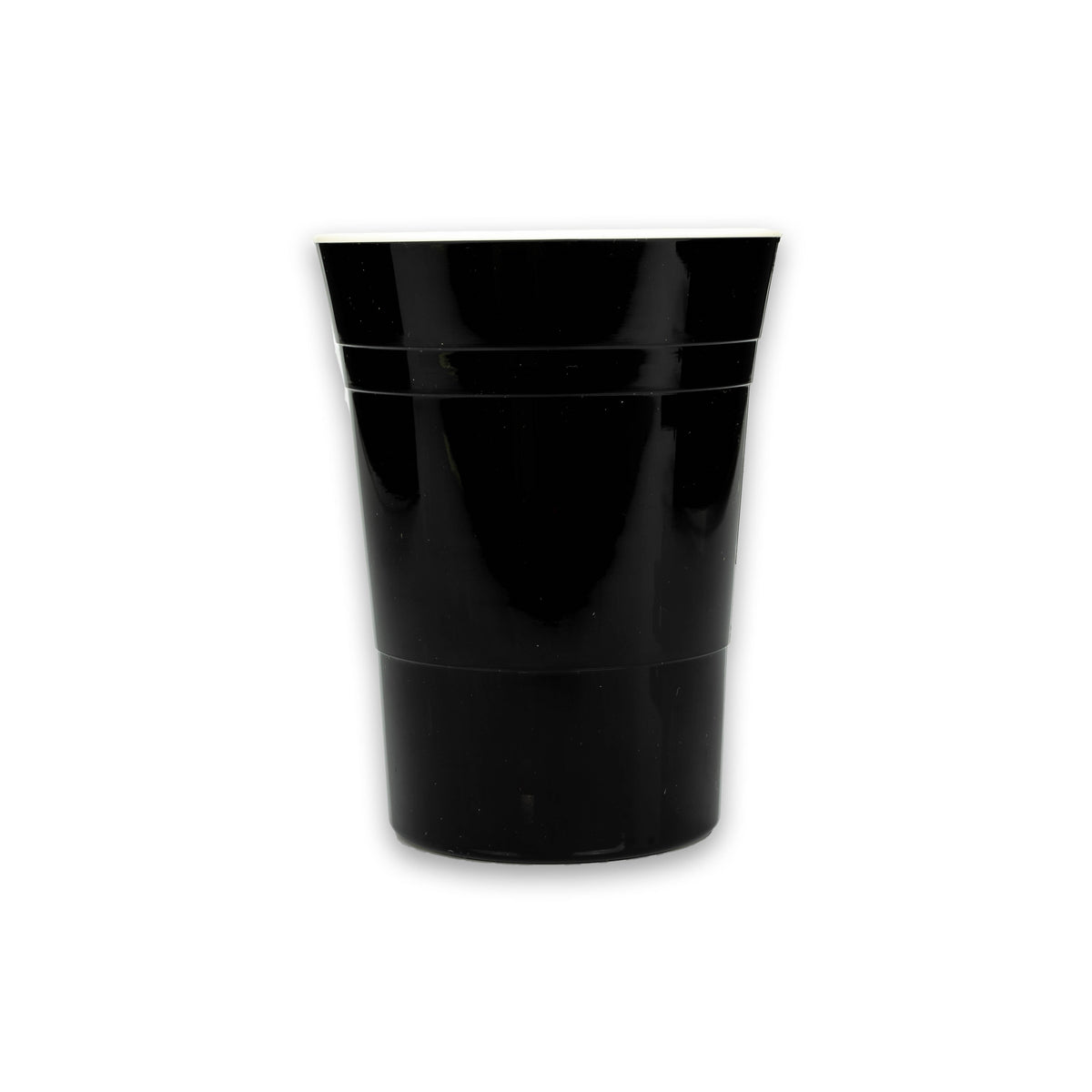 6 bicchieri da rum Bacardi Oakheart in plastica rigida nera da 330 ml – Vista 3