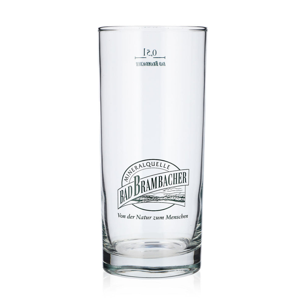 6 bicchieri da 0,5 l per l'acqua Bad Brambacher con logo verde (set da 6)
