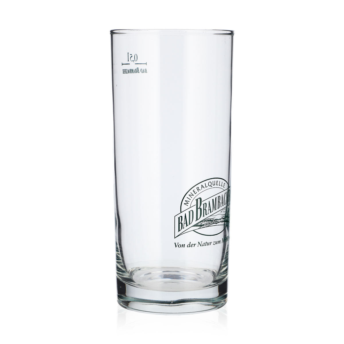 6 bicchieri da 0,5 l per l'acqua Bad Brambacher con logo verde (set da 6) – Vista 2