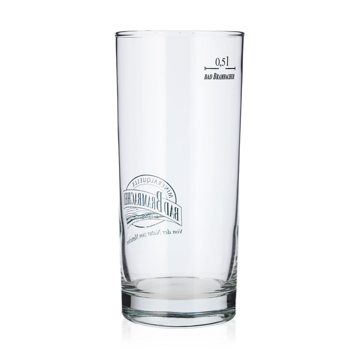 6 bicchieri da 0,5 l per l'acqua Bad Brambacher con logo verde (set da 6) – Vista 3