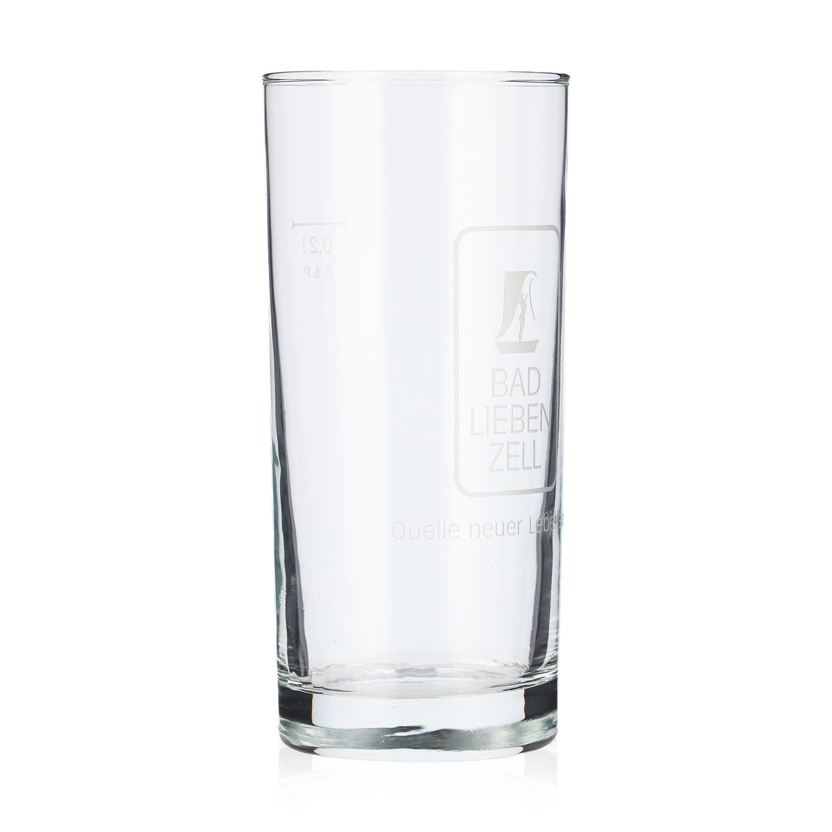 6 bicchieri da 0,2 l con acqua Bad Liebenzeller, logo B&P satinato – Vista 3
