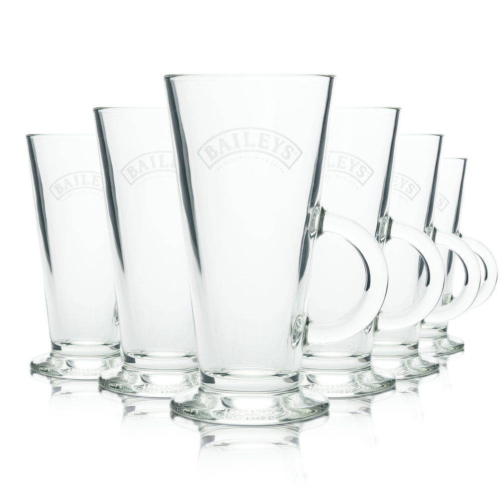 6 bicchieri Baileys 0,2 l con manico Bicchieri Longdrink Cocktail Caffè Latte Macchiato