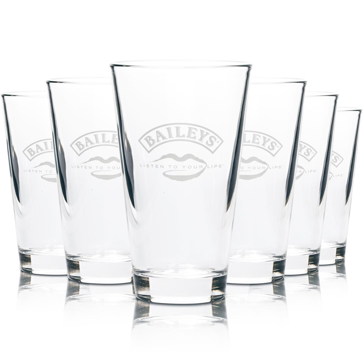 6 bicchieri da long drink Baileys Listen to your Lips