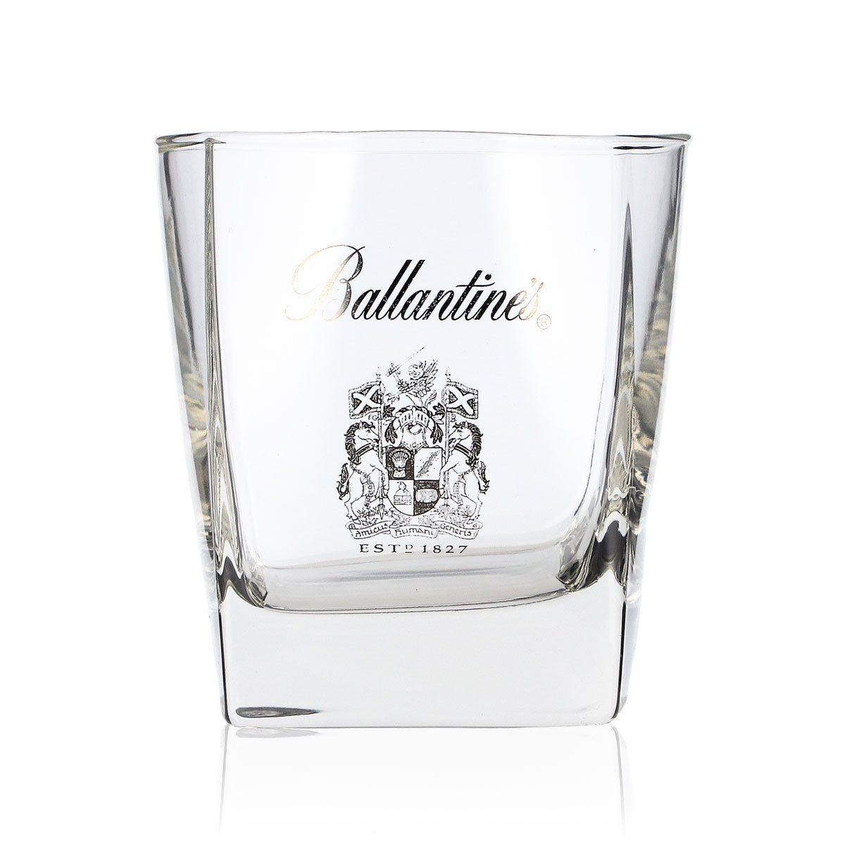 6 bicchieri da whisky Ballantines da 0,2 l, modello Tumbler con logo platino (set da 6) – Vista 2