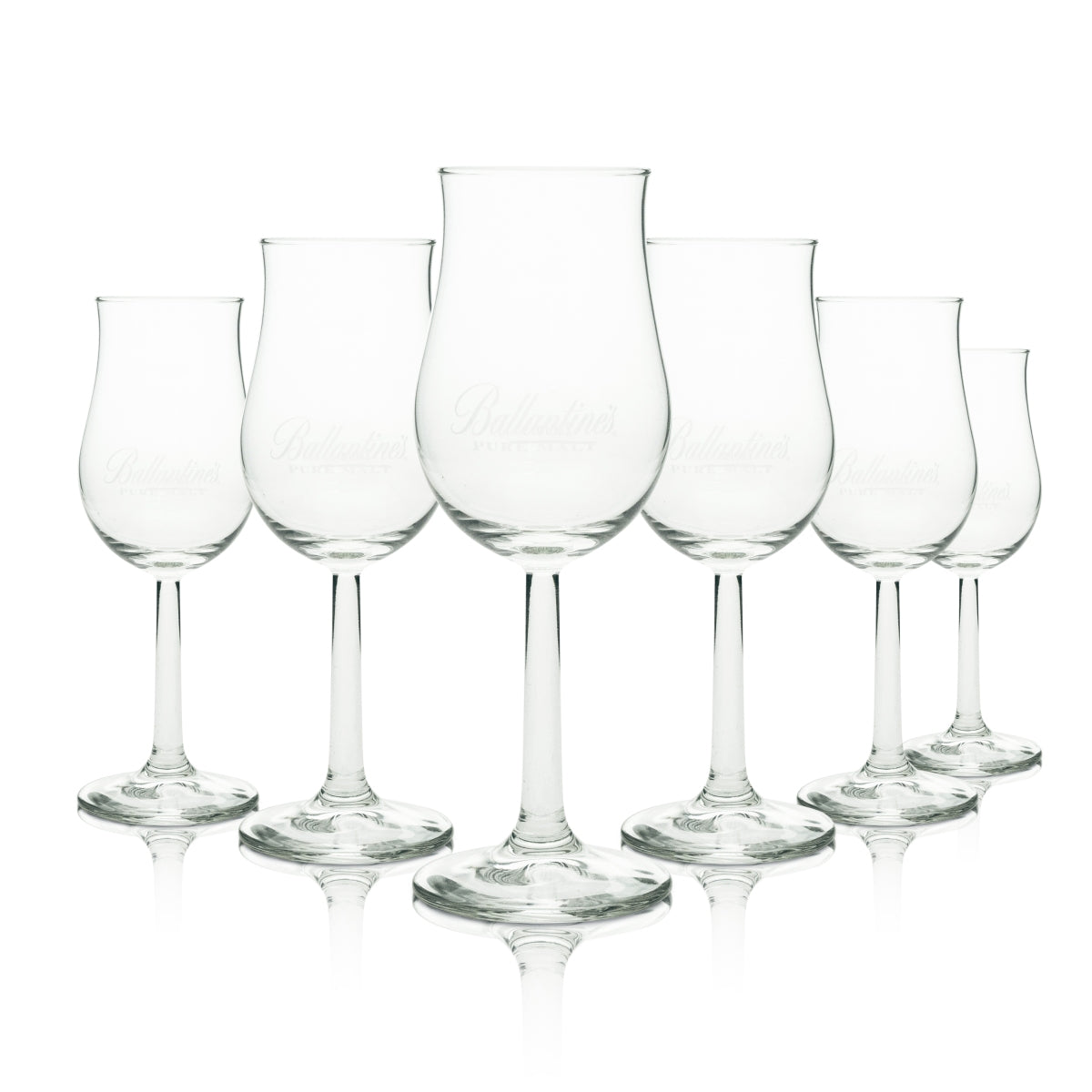 6 bicchieri da whisky Ballantines Pure Malt 2 cl