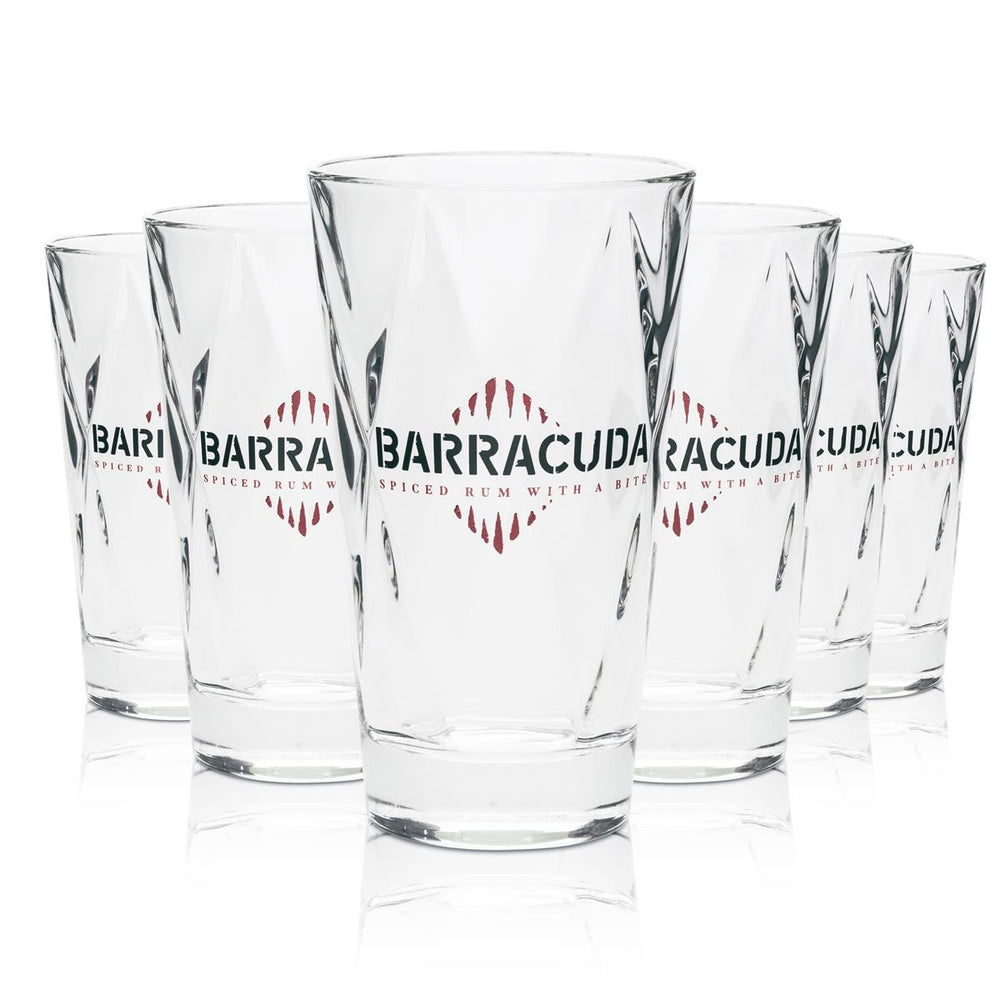 6x Barracuda Rum Bicchiere Longdrink Concerto 28cl
