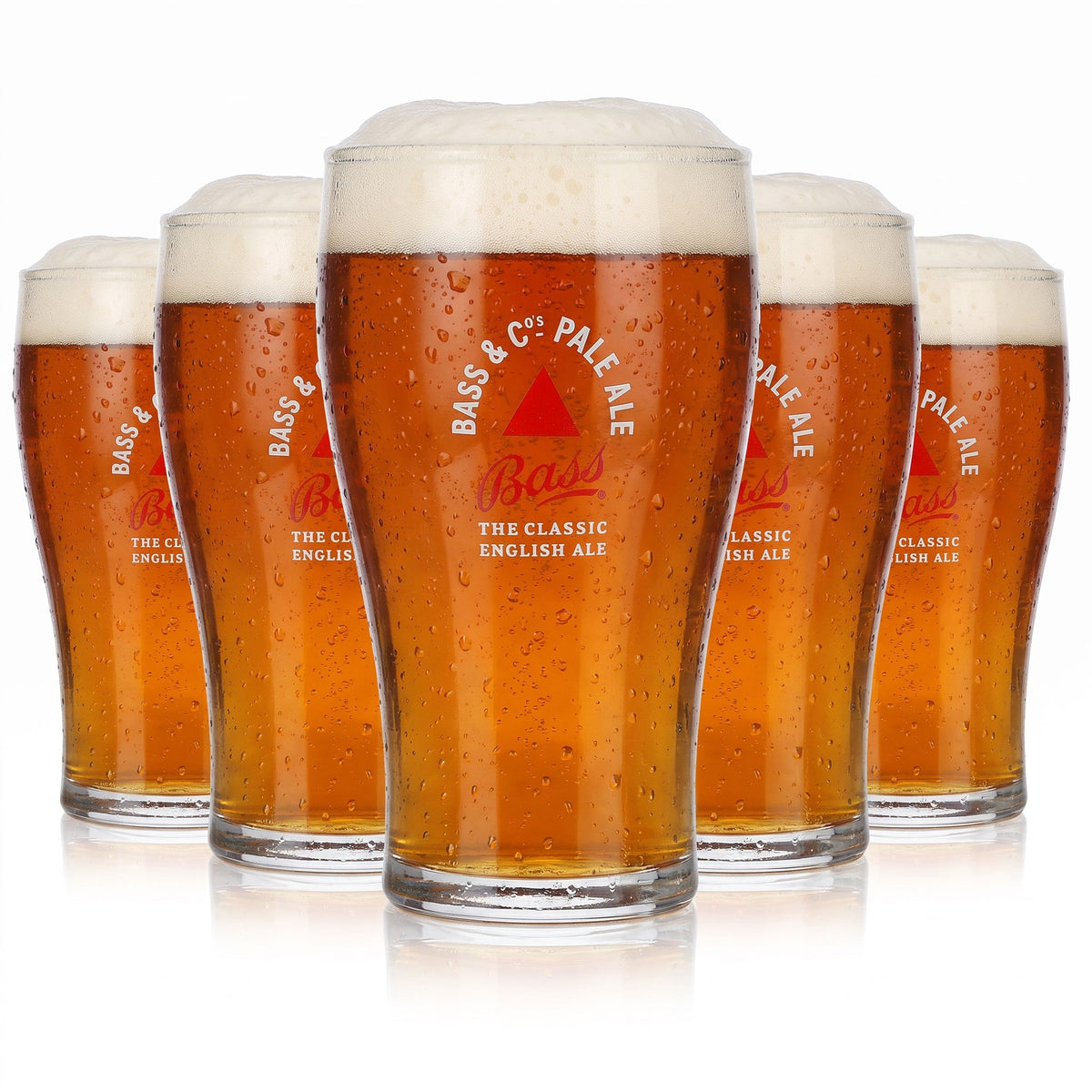 6 bicchieri da birra Bass da 0,29 l "Bass & Co. Pale Ale" (set da 6)