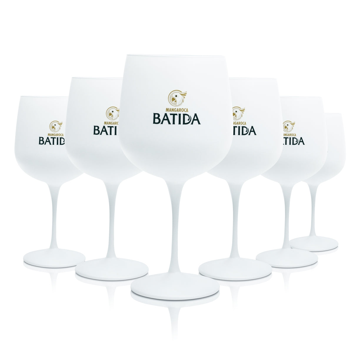 6 bicchieri Batida de Coco 0,76 l bicchieri a palloncino cocktail long drink Mangaroca Bachelor