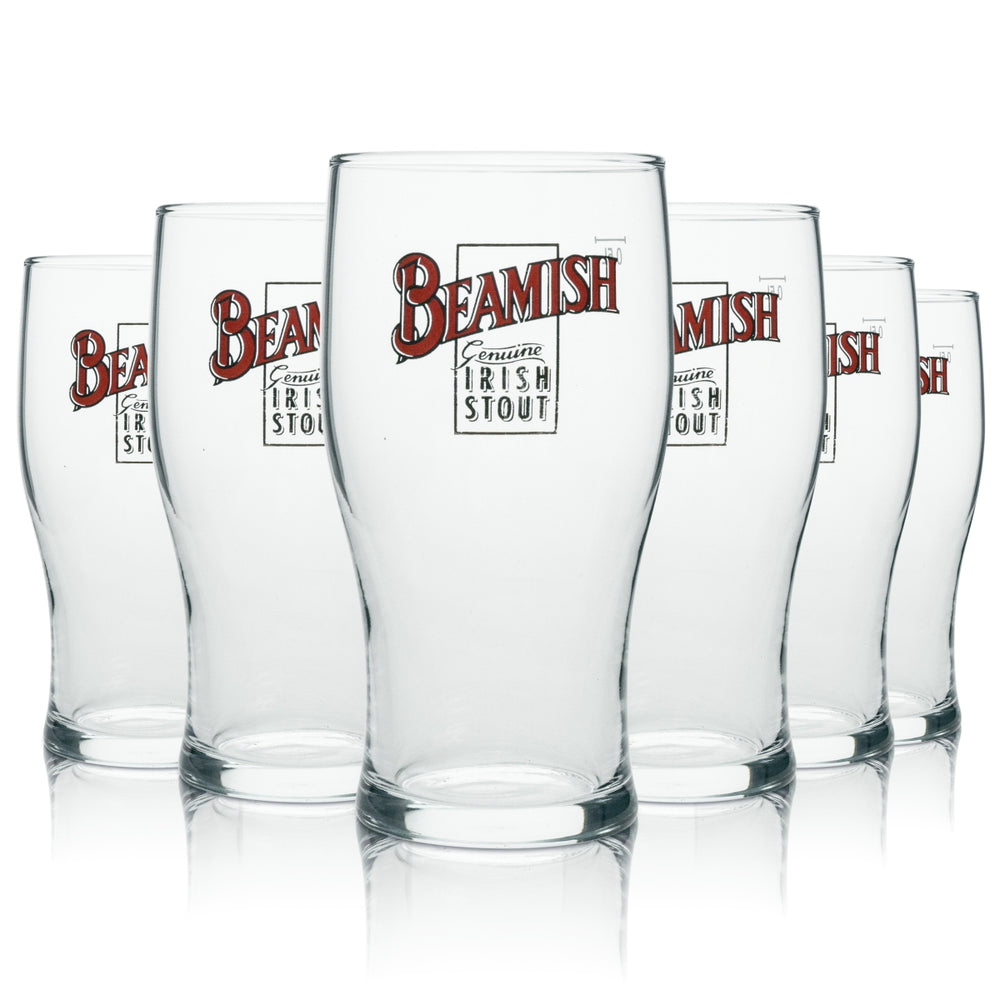6 bicchieri da birra Beamisch Longdrink Irish Stout 500 ml