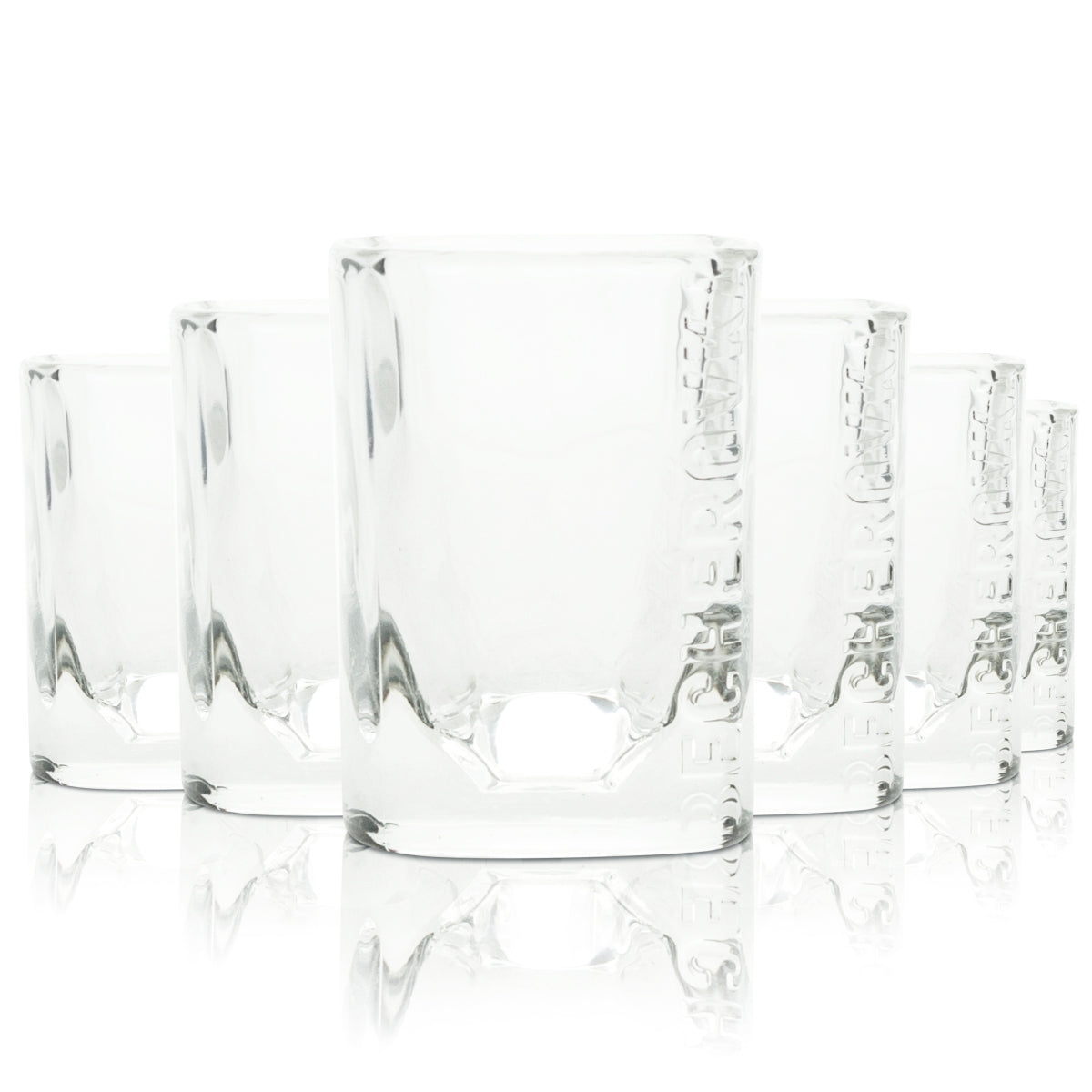 6 bicchieri da vodka Becherovka 4 cl  Bicchieri da shot Bicchieri da liquore Stamper Gastro in rovere