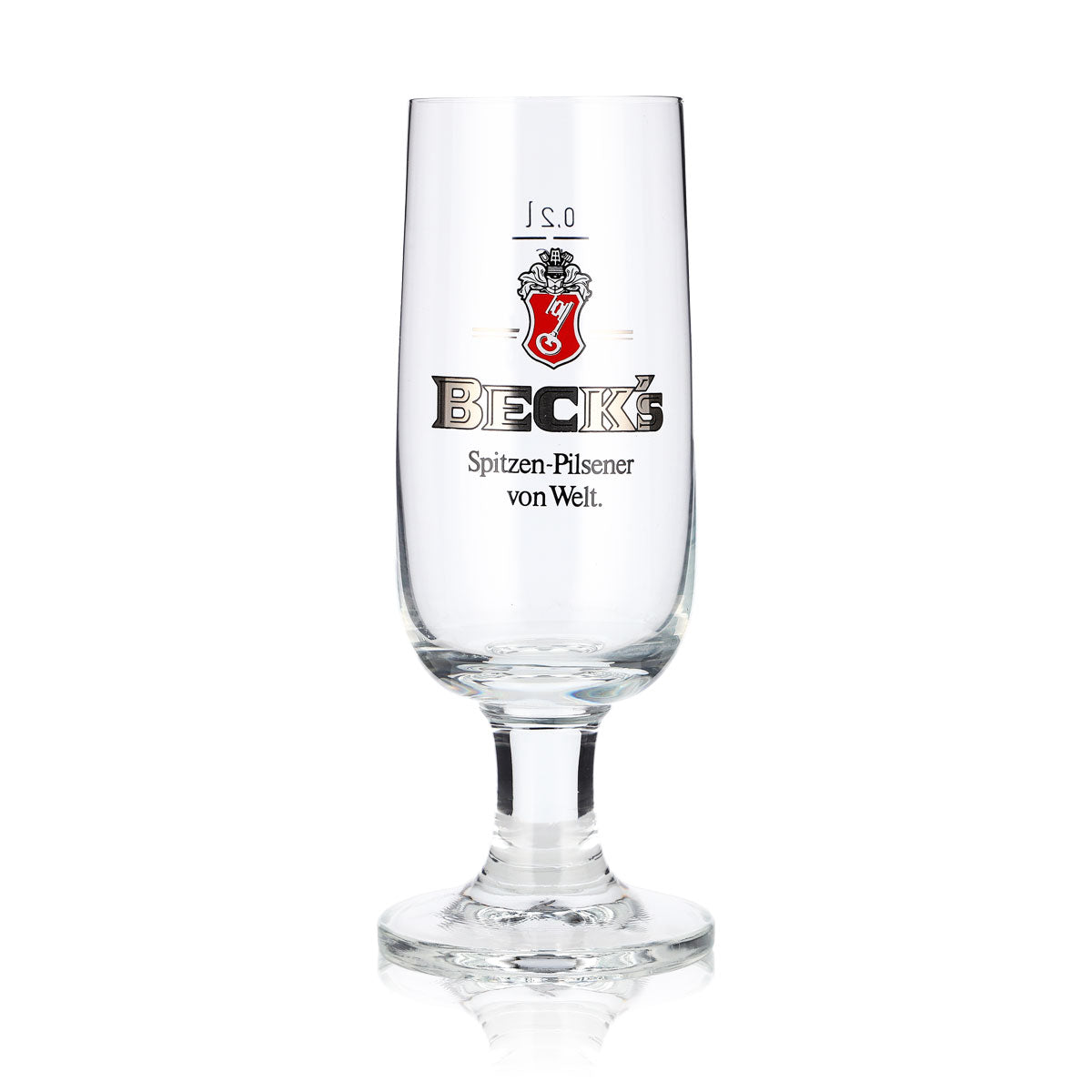 6 bicchieri da birra Becks da 0,2 l, modello "Pokal", Pilsener Ritzenhoff – Vista 2