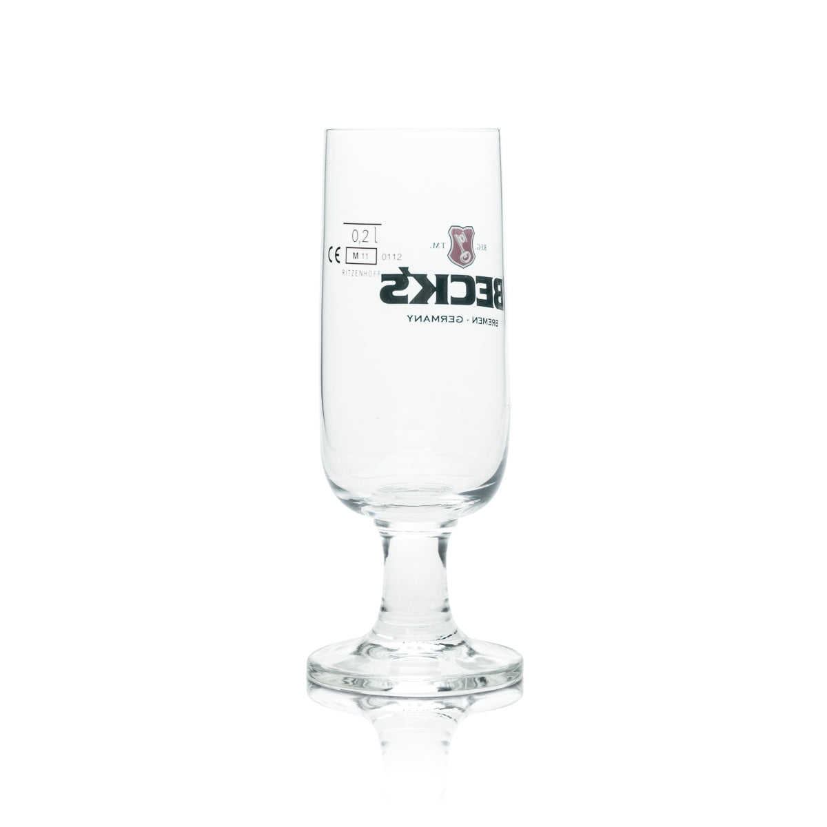 6 bicchieri da birra Becks 0,2 l a forma di coppa Ritzenhoff Tulipano Birrificio Argento Beer Bar – Vista 3