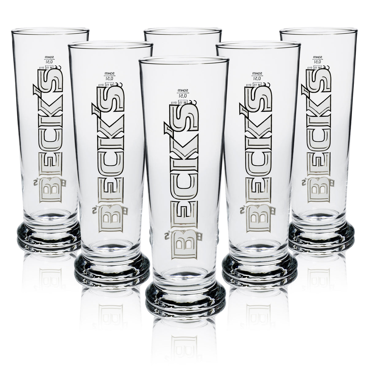 6 bicchieri da birra Becks 0,5 l Seattle Sahm – Vista 4