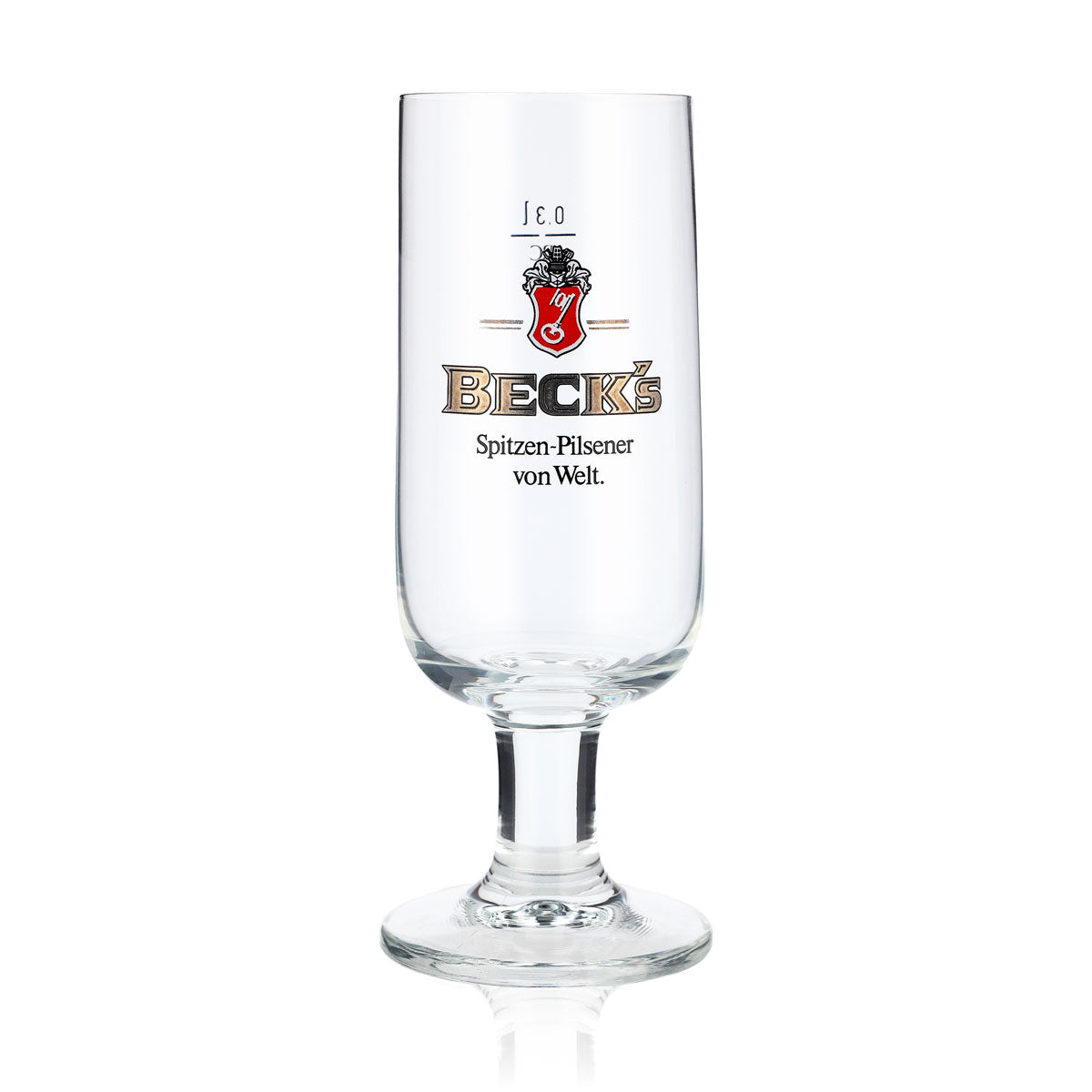 6 bicchieri da birra Becks 0,3 l bicchiere a calice "Spitzen-Pilsener von Welt" RC – Vista 2