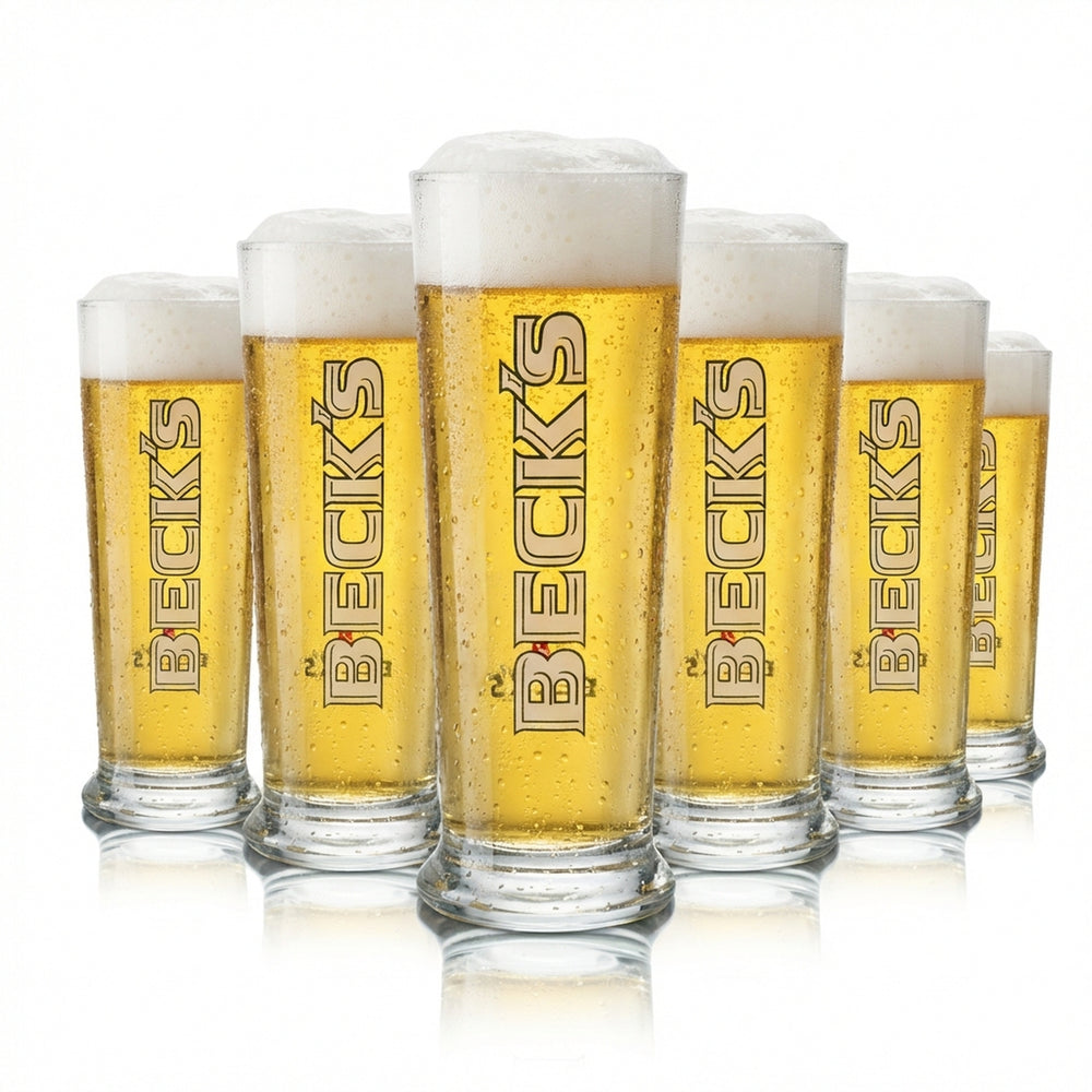 6 bicchieri da birra Becks Seattle 0,25 l, forma tulipano, birrificio, bicchieri da birra, bicchieri da birra, bicchieri da birra, bicchieri da birra, bicchieri da birra, bicchieri da birra,