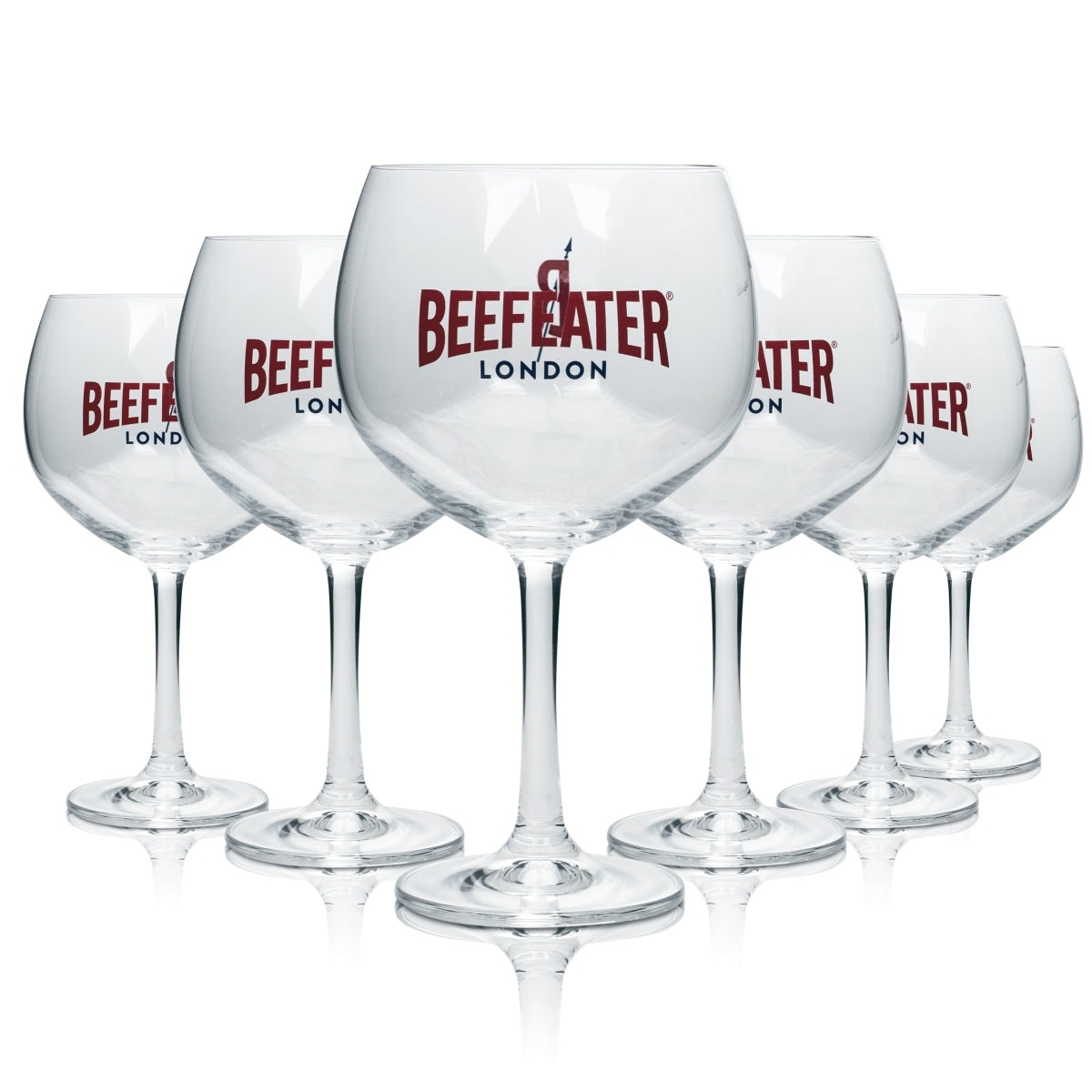 6 bicchieri Beefeater Gin 0,5 l bicchieri a forma di palloncino London Copa Cocktail Longdrink Tonic