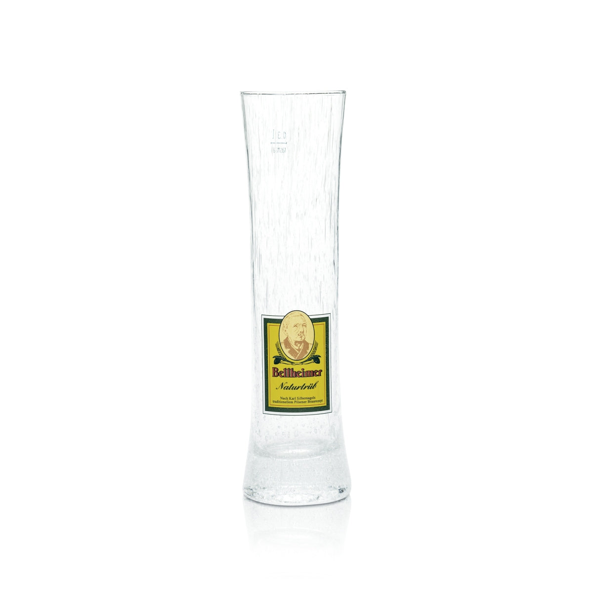6 bicchieri da birra Bellheimer 0,3 l Pils Stange Naturtrüb Frosted Eis Gläser Bräu – Vista 2