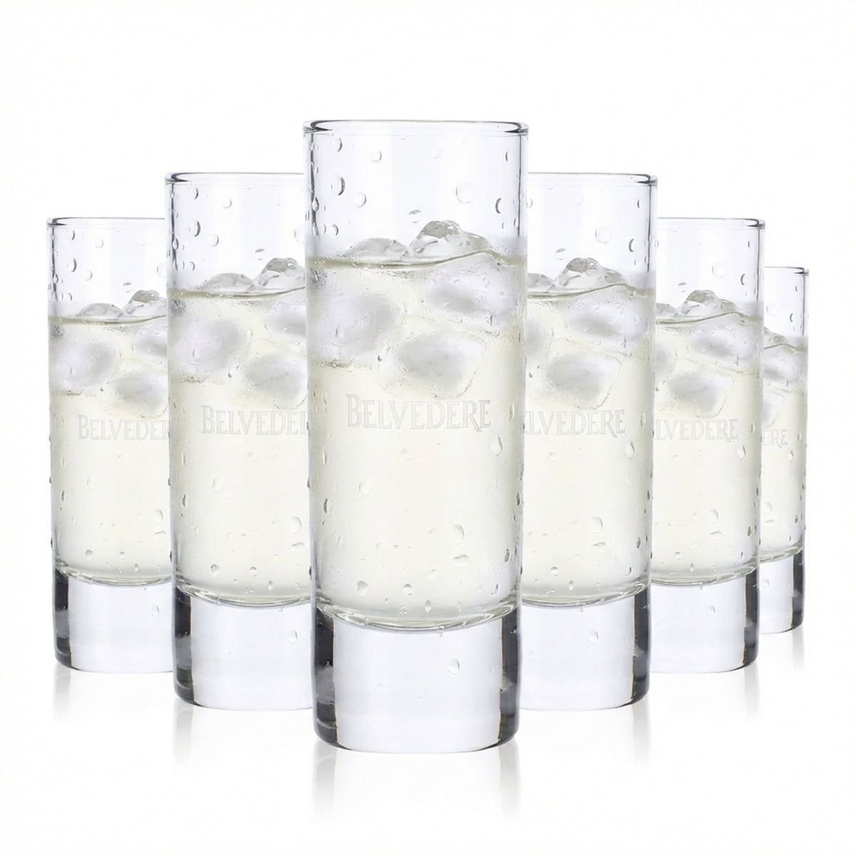 6 bicchieri da vodka Belvedere 5 cl Bicchierini da liquore Signature Sipping Glass C6