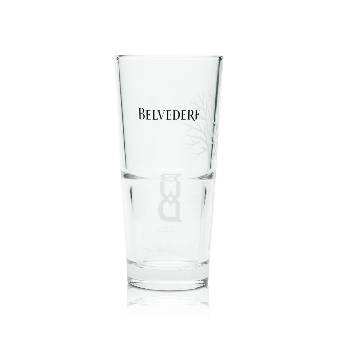 6 bicchieri da cocktail Belvedere Vodka Longdrink nuovo motivo "B" in rovere – Vista 3