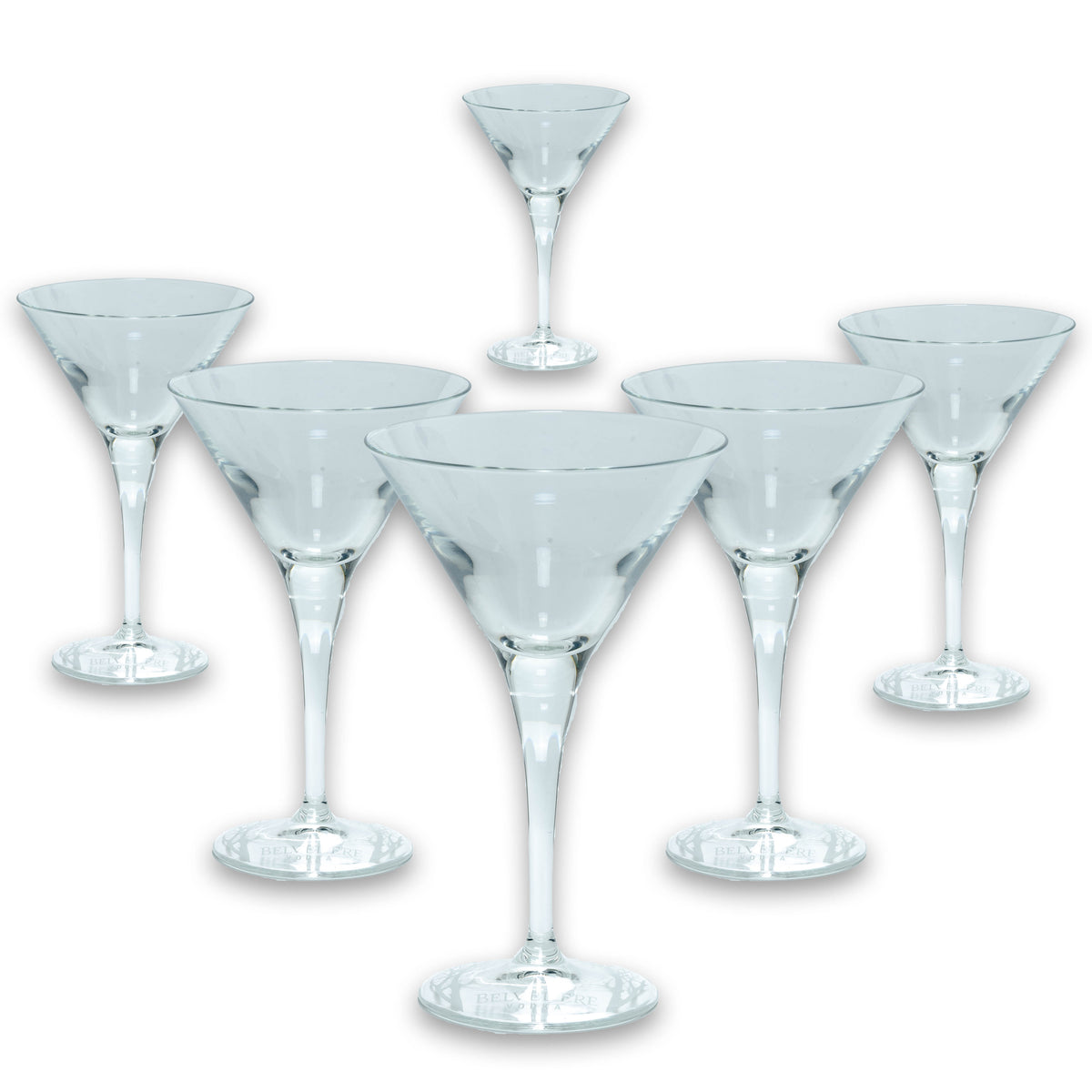 6 bicchieri da Martini Belvedere Vodka – Vista 2