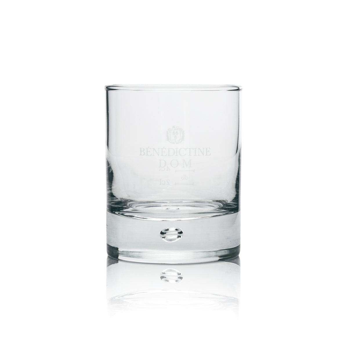 6 bicchieri tumbler da whisky Benedictine con bolla sul fondo – Vista 2