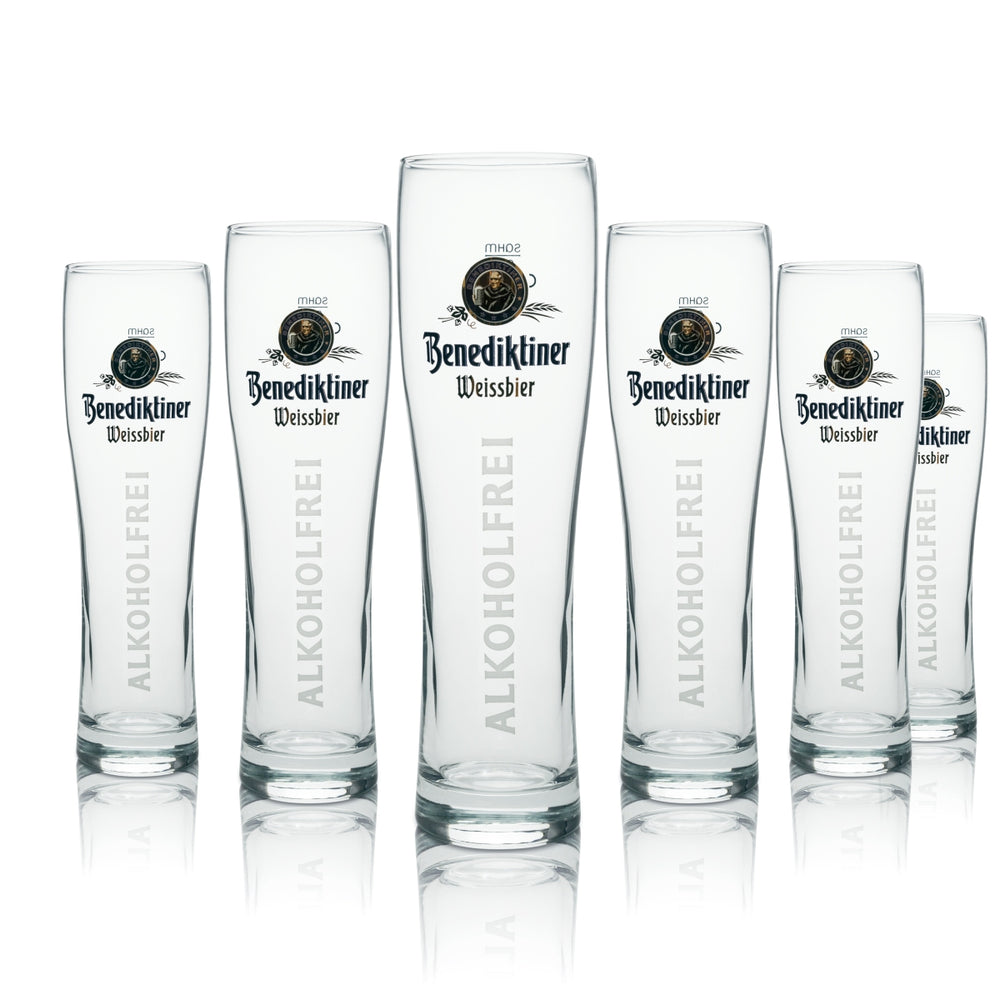 6 bicchieri da birra Benediktiner 0,5 l Weizen analcolica Sahm Madison