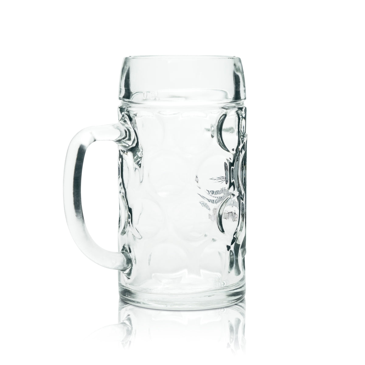 6 bicchieri da birra Benediktiner Weissbräu da 0,5 l, boccale Isar Seidel con manico – Vista 3
