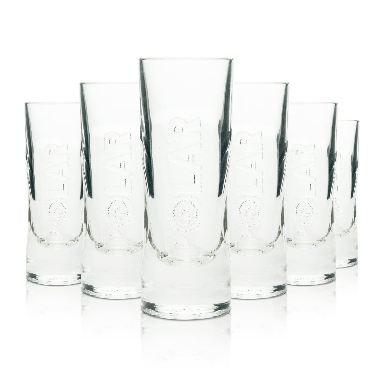 6 bicchieri da liquore Berentzen Polar relief 2/4 cl Rastal