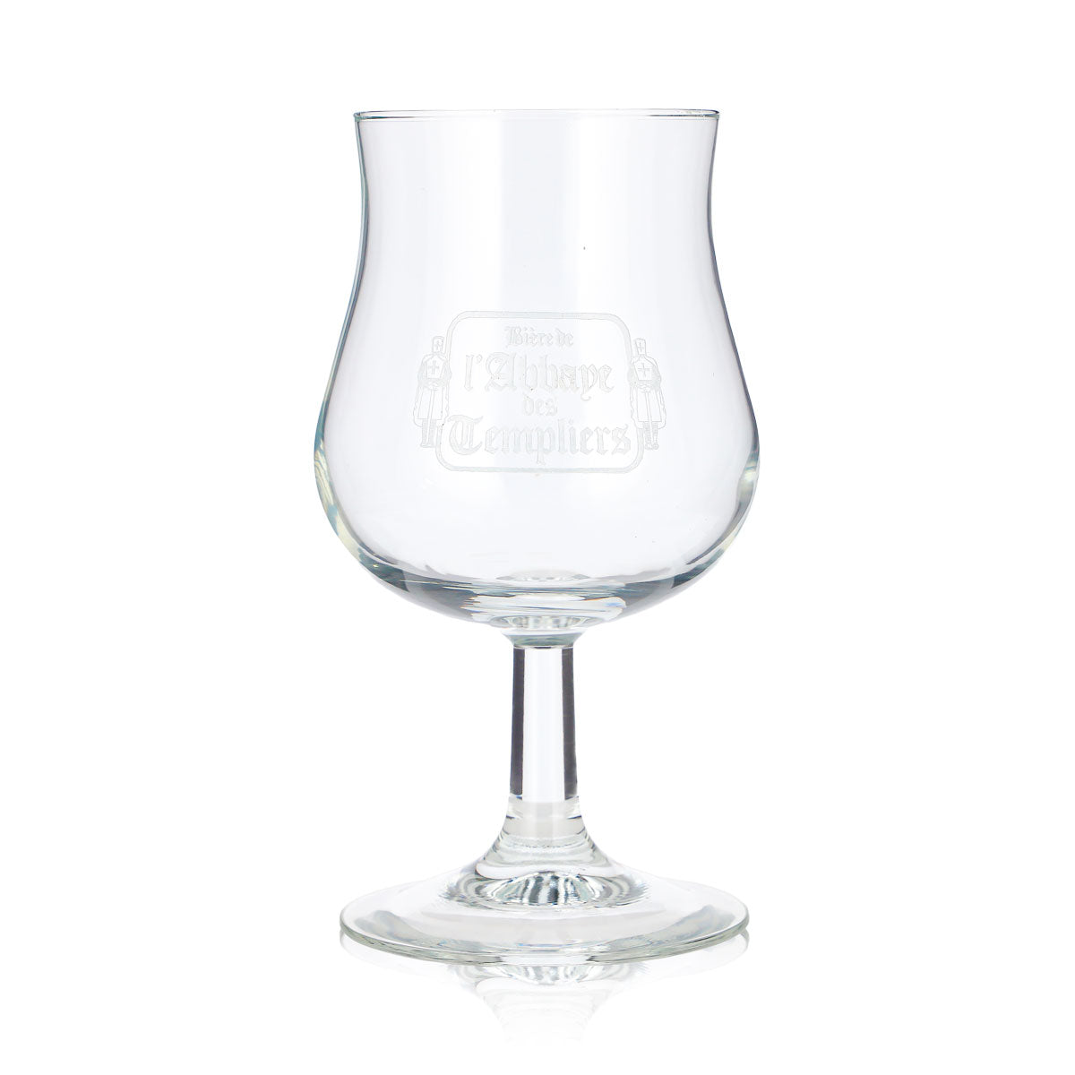 6 bicchieri da birra "Biere d’Abbaye" da 0,38 l, a forma di tulipano, con logo "Ritter" bianco (set da 6) – Vista 3