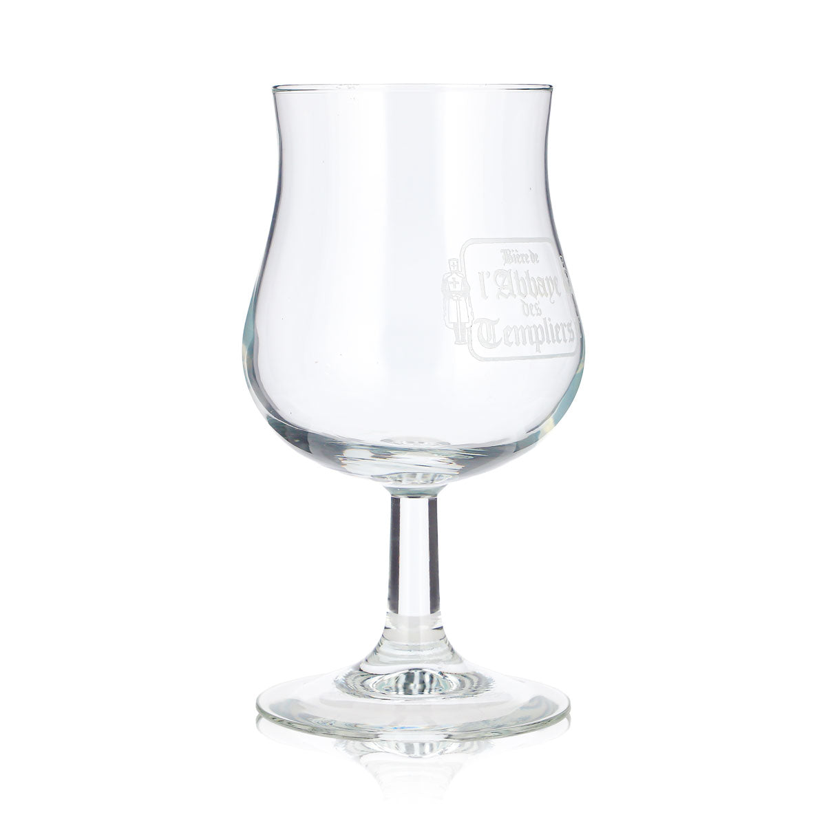 6 bicchieri da birra "Biere d’Abbaye" da 0,38 l, a forma di tulipano, con logo "Ritter" bianco (set da 6) – Vista 4