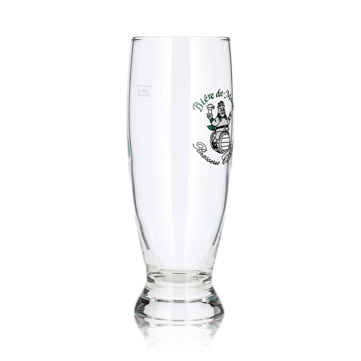6 bicchieri "Biere de Mars" da 0,25 l, modello a coppa, Brasserie Castelain – Vista 4