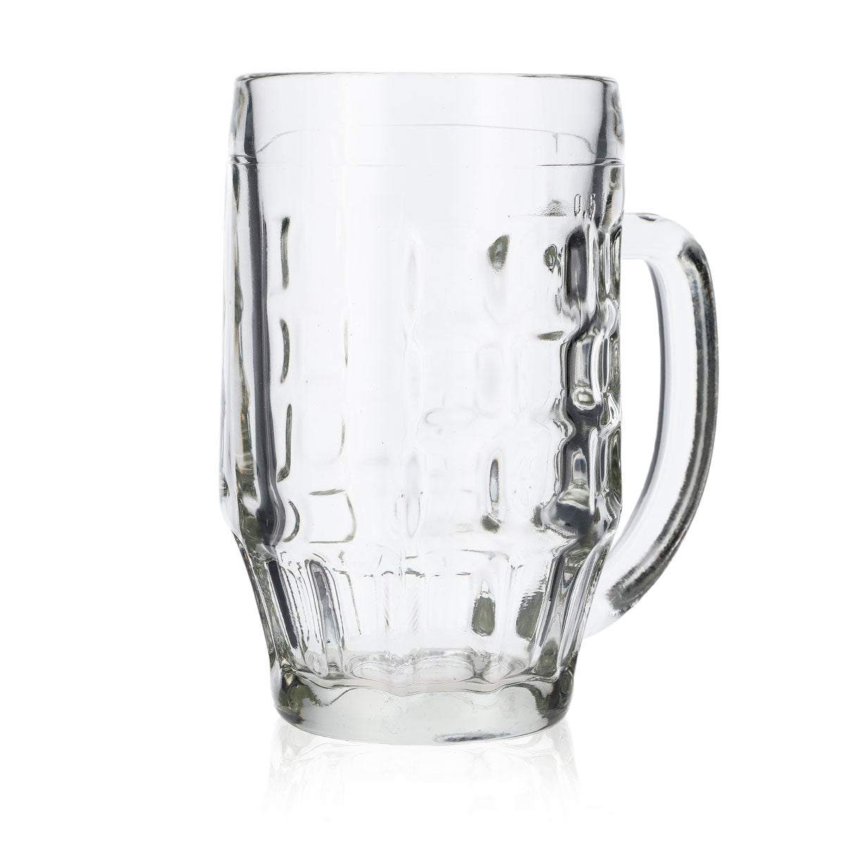 6 boccali da birra in vetro da 0,5 l Bicchieri Seidel Humpen Krug Blanco Malles – Vista 3