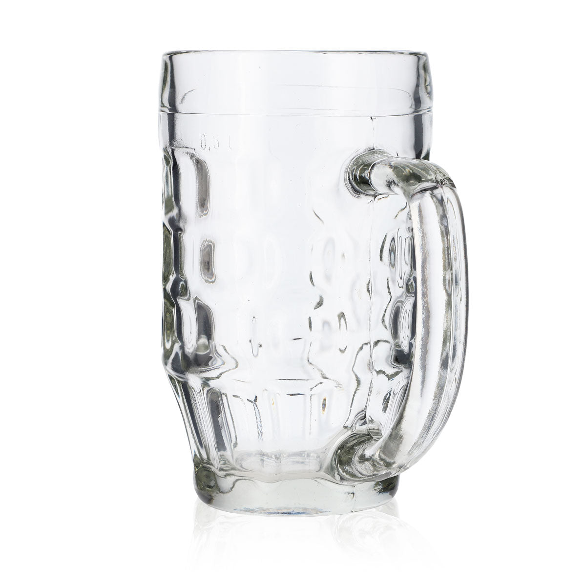 6 boccali da birra in vetro da 0,5 l Bicchieri Seidel Humpen Krug Blanco Malles – Vista 5