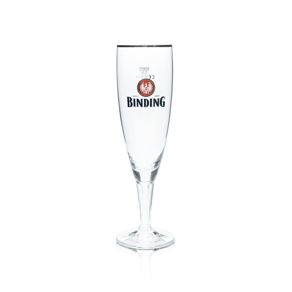 6 bicchieri da birra con bordo dorato, forma a tulipano, 0,3 l, per ristoranti, pub, birrerie e bar – Vista 2